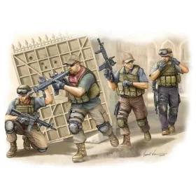   Trumpeter PMC Irak – tűz- és mozgócsoport – 1:35 figura szett