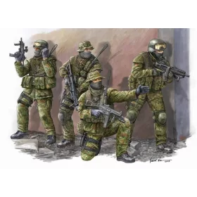   Trumpeter modern német KSK-kommandósok – 1:35 figura szett