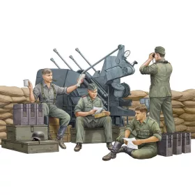   Trumpeter német légvédelmi löveg személyzet – 1:35 figura szett