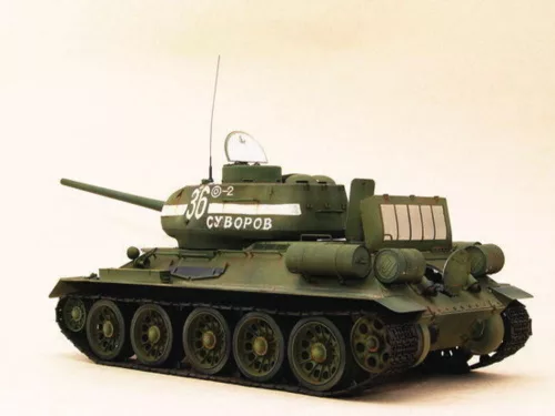 Trumpeter T-34/85 1944 Baunummer 183 – 1:16 harcjármű makett