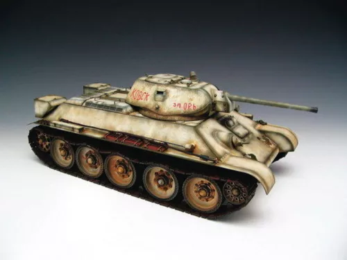 Trumpeter T-34/76 szovjet harckocsi (1942) – 1:16 harcjármű makett