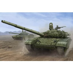  Trumpeter orosz T-72B/B1 fő harckocsi Kontakt-1 reaktív páncélzattal – 1:16 harcjármű makett
