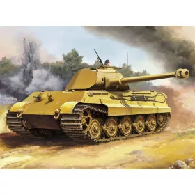   Trumpeter Pz. Kpfw. VI Sd.Kfz. 182 Tiger II (Porsche korai gyártás jármű Fgst. Nr.280009) – 1:16 harcjármű makett