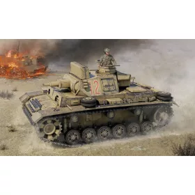   Trumpeter Pz.Kpfw. III Ausf. N – Tunézia – 1:16 harcjármű makett