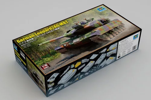Trumpeter német Leopard 2A6 MBT – 1:16 harcjármű makett
