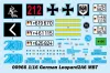 Trumpeter német Leopard 2A6 MBT – 1:16 harcjármű makett