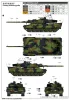 Trumpeter német Leopard 2A6 MBT – 1:16 harcjármű makett