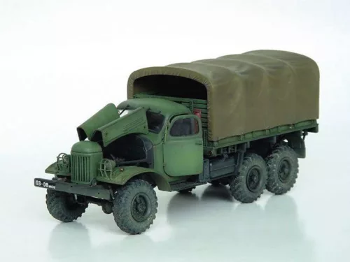 Trumpeter ZIL-157 6x6 szovjet katonai teherautó – 1:35 katonai jármű makett