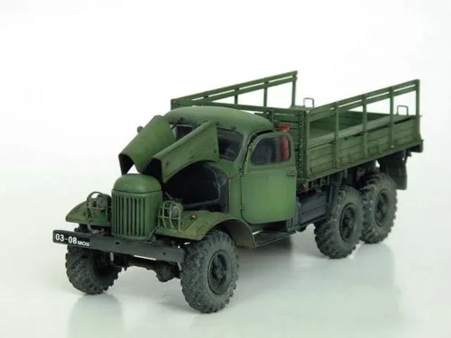 Trumpeter ZIL-157 6x6 szovjet katonai teherautó – 1:35 katonai jármű makett