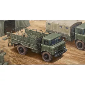   Trumpeter orosz GAZ-66 könnyű teherautó I – 1:35 katonai jármű makett