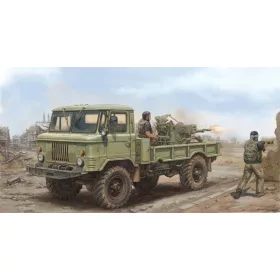   Trumpeter orosz GAZ-66 könnyű teherautó II – 1:35 katonai jármű makett