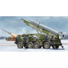   Trumpeter orosz 9P113 TEL + 9M21 rakéta – 9K52 Luna-M rövid hatótávolságú tüzérségi rakéta – 1:35 tüzérségi makett