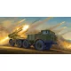 Trumpeter orosz 9P140 TEL – 9K57 Uragan rakéta-sorozatvető rendszer – 1:35 tüzérségi makett