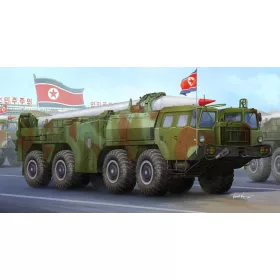   Trumpeter DPRK Hwasong-5 rövid hatótávolságú taktikai ballisztikus rakéta – 1:35 rakéta-/légvédelmi rendszer makett