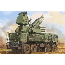   Trumpeter orosz 72V6E4 harci egység – 96K6 Pantsir-S1 + RLM SOC S-sávú radar – 1:35 rakéta-/légvédelmi rendszer makett