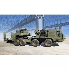   Trumpeter BAZ-6403 + ChMZAP-9990-071 pótkocsi – 1:35 katonai jármű makett