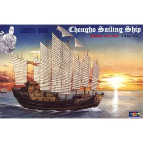   Trumpeter kínai Dschunke Chengho 1405-1430 – 1:60 hajómakett