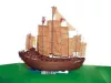 Trumpeter kínai Dschunke Chengho 1405-1430 – 1:60 hajómakett