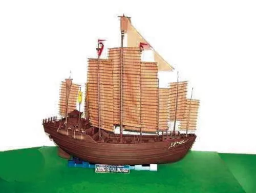 Trumpeter kínai Dschunke Chengho 1405-1430 – 1:60 hajómakett
