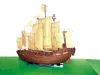 Trumpeter kínai Dschunke Chengho 1405-1430 – 1:60 hajómakett