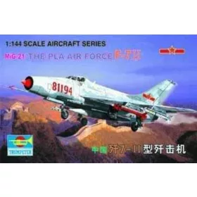   Trumpeter kínai PLAAF MiG-21 J-711 – 1:144 repülőgép makett