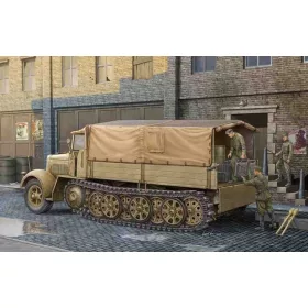   Trumpeter német Sd.Kfz. 7 közepes 8 t vontató – késői változat – 1:35 katonai jármű makett