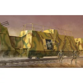Trumpeter Kommandowagen – 1:35 vasúti makett