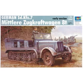   Trumpeter Sd.Kfz. 7 közepes 8 t vontató – 1:35 katonai jármű makett