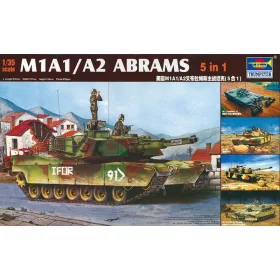   Trumpeter M1A1/A2 Abrams 5 az 1-ben – 1:35 harcjármű makett