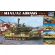 Trumpeter M1A1/A2 Abrams 5 az 1-ben – 1:35 harcjármű makett