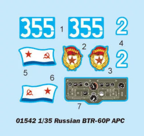 Trumpeter BTR-60P APC – 1:35 harcjármű makett