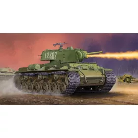   Trumpeter szovjet KV-8S lángszórós nehéz harckocsi hegesztett toronnyal – 1:35 harcjármű makett