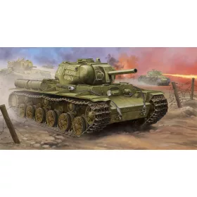   Trumpeter szovjet KV-8S nehéz harckocsi – 1:35 harcjármű makett