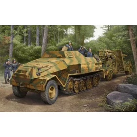   Trumpeter Sd.Kfz. 8 páncélozott 12 t vontató – 1:35 katonai jármű makett