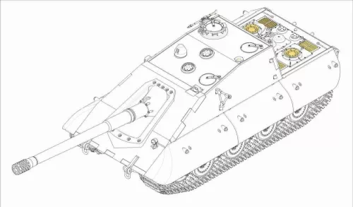 Trumpeter német StuG E-100 – 1:35 harcjármű makett
