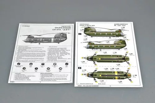 Trumpeter CH-47A Chinook – 1:72 helikopter makett