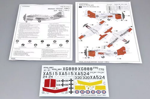 Trumpeter brit Gannet Mk. II – 1:72 repülőgép makett