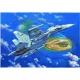 Trumpeter orosz Su-30MKK Flanker G vadászrepülőgép – 1:72 repülőgép makett