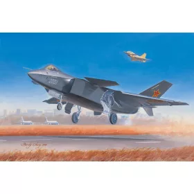   Trumpeter kínai J-20 vadászrepülőgép – 1:72 repülőgép makett