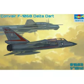   Trumpeter amerikai F-106B Delta Dart – 1:72 repülőgép makett