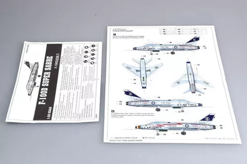 Trumpeter North American F-100D Super Sabre – 1:32 repülőgép makett