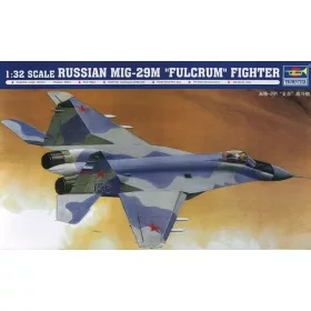   Trumpeter orosz MiG-29M „Fulcrum” vadászrepülőgép – 1:32 repülőgép makett