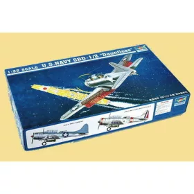   Trumpeter SBD-1/2 Dauntless amerikai haditengerészet – 1:32 repülőgép makett