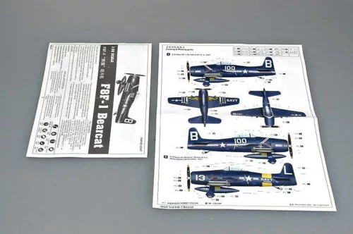Trumpeter F8F-1 Bearcat – 1:32 repülőgép makett