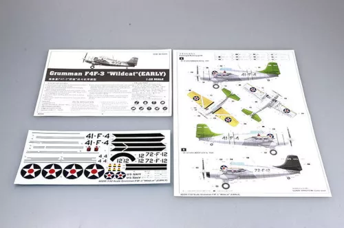 Trumpeter Grumman F4F- 3 "Wildcat" (korai) – 1:32 repülőgép makett