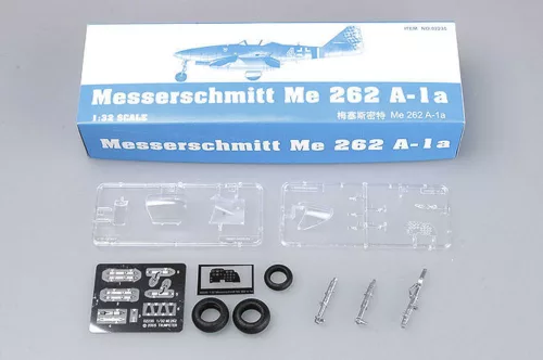 Trumpeter Messerschmitt Me 262 A-1a nehézfegyverzetű változat + R4M rakéták – 1:32 repülőgép makett