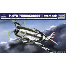   Trumpeter P-47D Razorback vadászrepülőgép – 1:32 repülőgép makett