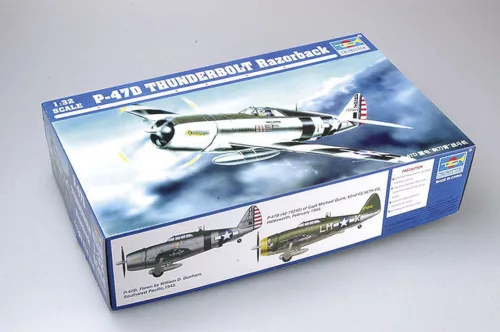 Trumpeter P-47D Razorback vadászrepülőgép – 1:32 repülőgép makett