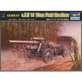   Trumpeter német 15 cm s. FH 18 tábori tarack – 1:35 tüzérségi makett