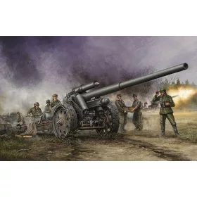   Trumpeter német 10 cm K 18 nehéz tábori löveg – 1:35 tüzérségi makett